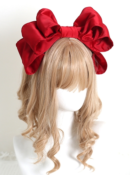 Princess Style Versatile Cute Doll Sense Multiple Layers 3D Large Bowknot Sweet Lolita Hairband