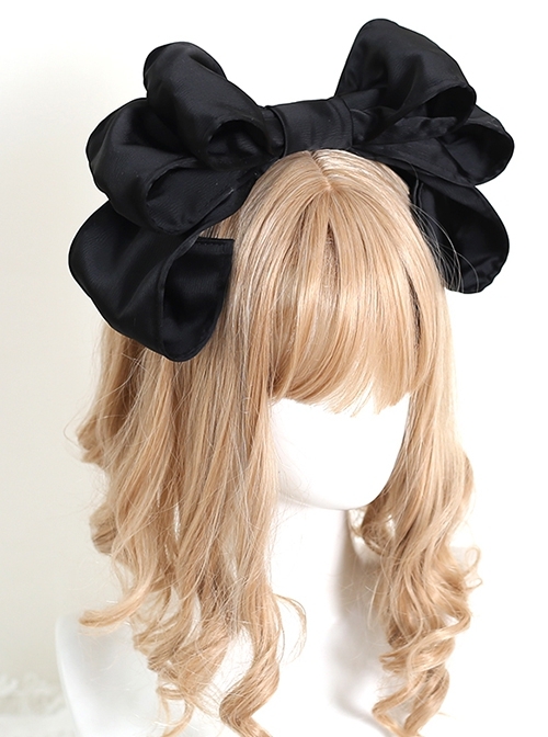 Princess Style Versatile Cute Doll Sense Multiple Layers 3D Large Bowknot Sweet Lolita Hairband