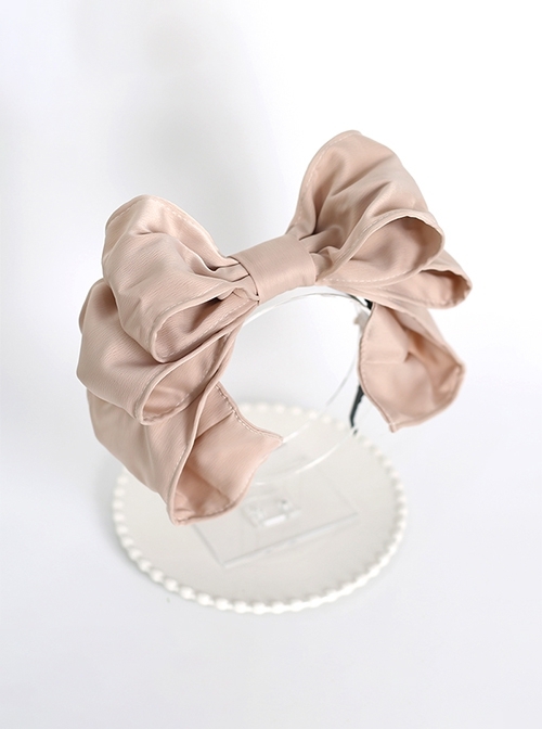 Princess Style Versatile Cute Doll Sense Multiple Layers 3D Large Bowknot Sweet Lolita Hairband