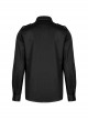 Punk Style Lapel Embroidered Skull Lace Embellished Metal Buttons Cool Black Long Sleeves Male Slim Shirt