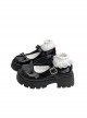 Stylish Casual Cute Sweet Lolita Bowknot College Style Uniform Versatile Thick Sole Height Enhancement Mary Jane Shoes