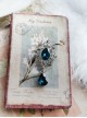 Handmade Vintage Gorgeous Elegant Accessory Gothic Lolita Alloy Colorful Diamond Gemstone Brooch