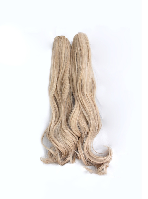 Magic Box Scroll Series Cute Princess Style Double Ponytail Long Curly Hair Clip Sweet Lolita Short Wig