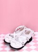 Princess Style Pearlescent Cute Sweet Lolita Bowknot Cross Shoelaces Round Toe Low Heel Soft Sole Mary Jane Shoes