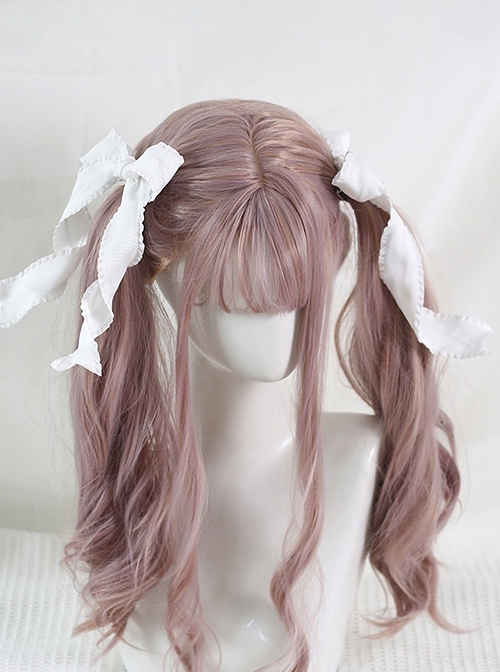 Japanese Style Versatile Daily Cute Double Ponytail Twist Satin Ribbon Bowknot Sweet Lolita Hairpin