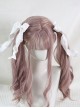 Japanese Style Versatile Daily Cute Double Ponytail Twist Satin Ribbon Bowknot Sweet Lolita Hairpin