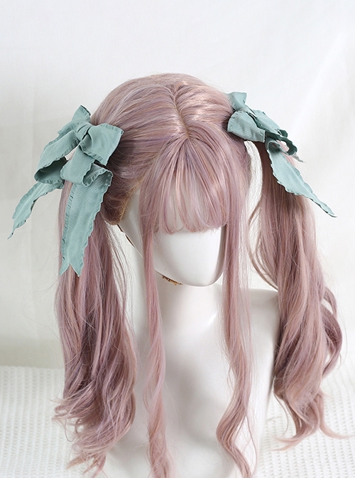 Japanese Style Versatile Daily Cute Double Ponytail Twist Satin Ribbon Bowknot Sweet Lolita Hairpin