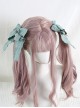 Japanese Style Versatile Daily Cute Double Ponytail Twist Satin Ribbon Bowknot Sweet Lolita Hairpin