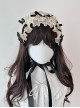 Pastoral Style Versatile Thin Slightly Transparent Lace Ribbon Bowknot Rose Sweet Lolita Headband