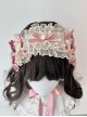 Pastoral Style Versatile Thin Slightly Transparent Lace Ribbon Bowknot Rose Sweet Lolita Headband