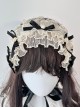 Pastoral Style Versatile Thin Slightly Transparent Lace Ribbon Bowknot Rose Sweet Lolita Headband