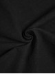 Gothic Style Unique Dark Pattern Woven Fabric Metal Button Decoration Irregular Hem Handsome Black Long Cloak