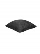 Gothic Style Simple Pattern Print Satin Black Shiny Woven Down Cotton Pillow