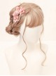 French-Style Elegant Versatile Retro Fabric Rose Pearl Chain Sweet Lolita Satin Bowknot Hairpin