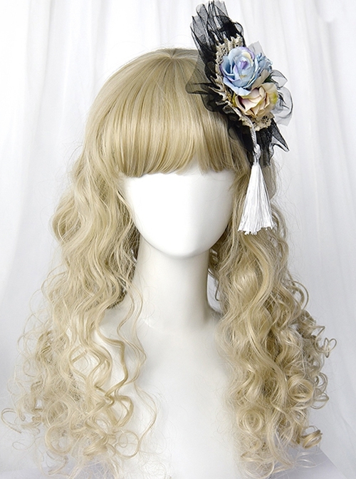 Profiterole Series Retro Doll Internal Buckle Bangs Palace Style Long Curly Hair Sweet Lolita Wig