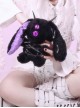 Halloween Limited Evil Mysterious Black Purple Devil One-Eyed Rabbit Gothic Punk Lolita Plush Toy Crossbody Bag