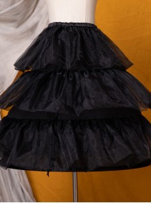 Basic Versatile Short Version 50cm Fish Bone Soft Mesh Yarn Classic Lolita Dress Support Tutu Skirt
