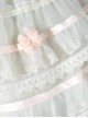 Limited Mood Series Spring Lilac Princess Ballet Elegant Sweet Dreamlike Organza Lace Classic Lolita Puff Sleeves Dress