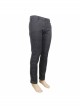 Gothic Style Simple Stretch Jacquard Fabric Side Seam Webbing Decoration Black Classic Daily Trousers