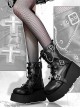 Cross Of Thorns Series Black Thick Bottom Punk Lolita Muffin Subculture Spice Girls Short Knight Martin Boots