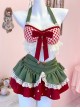 Love Strawberry Series Lace Plaid Summer Island Vacation Red Green Sweet Spice Girls Kawaii Fashion Vest Skirt Set