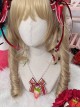 Fantasy Strawberry Farm Series Red Satin Bowknot Simulated Half-Cut Strawberry Pendant Sweet Lolita Pearl Chain Necklace