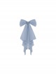 Annie'S Dreamland Series Fairy Tale Style Pleated Technology Cotton Doll Collar Sweet Lolita Puff Sleeves Dress Hairband Set