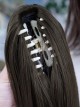 Chinese Style Brown Hanfu Retro Hair Clip High Ponytail Quadratic Element Broken Bangs Ouji Fashion Short Wig