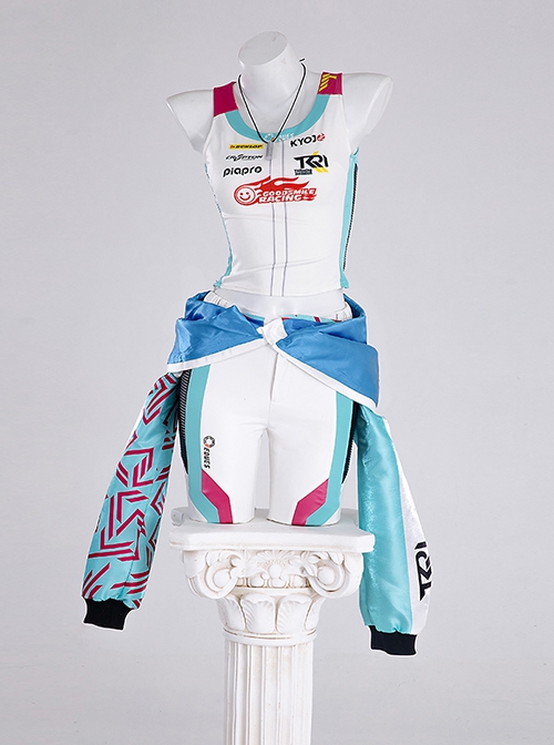 Racing Miku Kyojo Cup 2024 Halloween Cosplay Hatsune Miku Costume Full Set