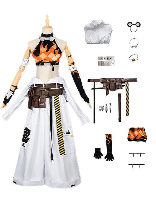 Game Zenless Zone Zero Halloween Cosplay Koleda Belobog Costume Full Set