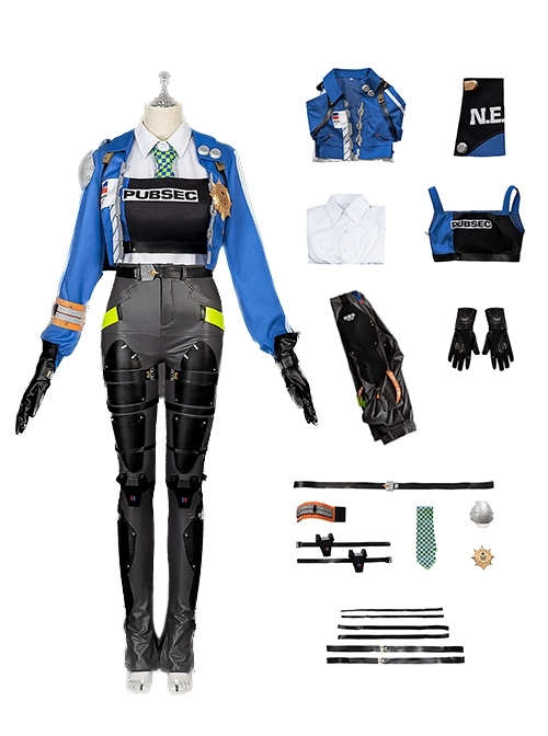 Game Zenless Zone Zero Halloween Cosplay Zhu Yuan Costume Full Set