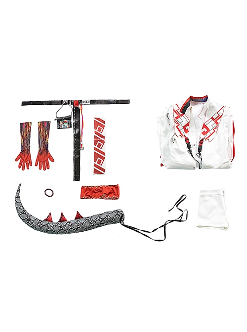 Game Arknights Halloween Cosplay Nian Costume Set Without Ear Ornament Without Earrings Without Ear Horns