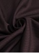 Gothic Style Simple Twill Suit Fabric Side Lace Webbing Front Center Zipper Decoration Brown Daily Slim Pants