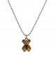 British Style Cute Childlike Brown Plush Bear Sweater Long Chain Cartoon Kawaii Fashion Animal Necklace