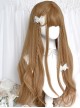 Nutcracker Series French Rustic Pastoral Style Gentle Flat Bangs Long Curls Golden Brown Classic Lolita Wig