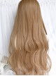 Nutcracker Series French Rustic Pastoral Style Gentle Flat Bangs Long Curls Golden Brown Classic Lolita Wig