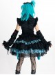 Hatsune Miku Collaboration Lace Dark Subculture Y2K Gothic Lolita Sleeveless Official Shirt Skirt Special Gift Box Suit