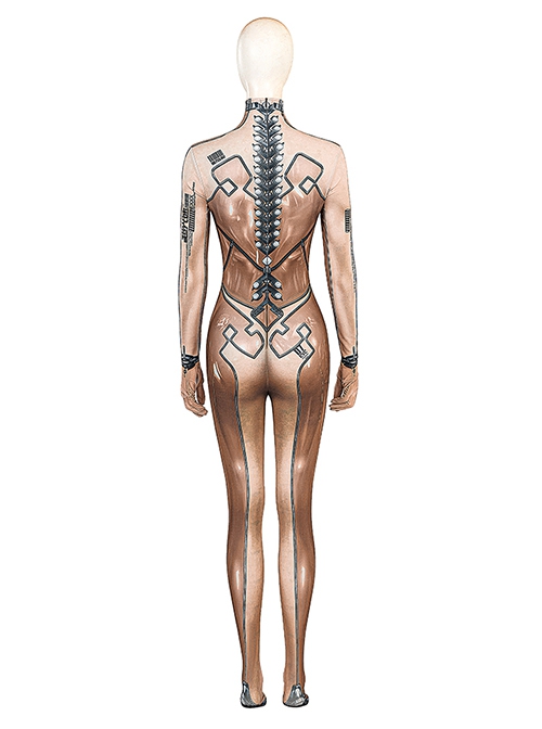 Game Stellar Blade Halloween Cosplay Eve Skin Suit Costume Printed Bodysuit