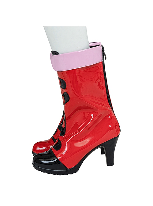 Suicide Squad Isekai Halloween Cosplay Harley Quinn Accessories Boots