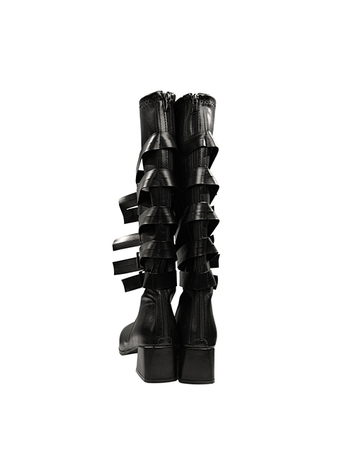 Game Alice Madness Returns Halloween Cosplay Alice Royal Suit Accessories Black Boots