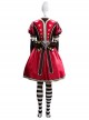 Game Alice Madness Returns Halloween Cosplay Alice Royal Suit Low-end Version Costume Set Without Boots