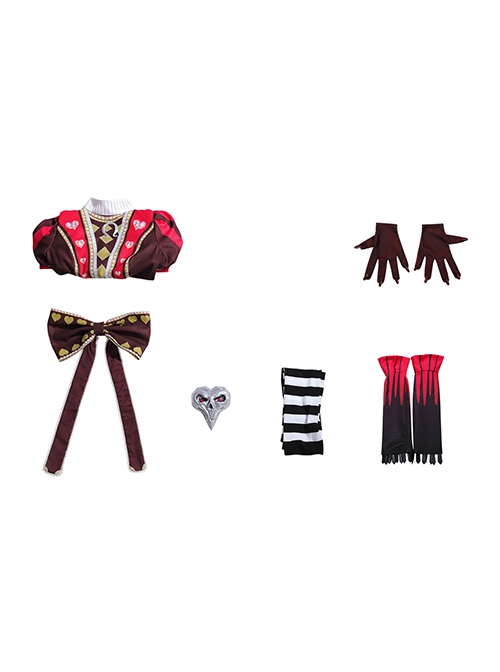 Game Alice Madness Returns Halloween Cosplay Alice Royal Suit Low-end Version Costume Set Without Boots