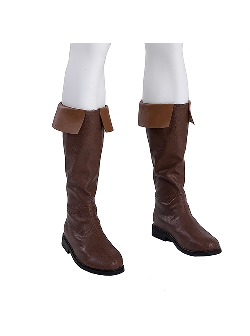 The Legend Of Zelda Tears Of The Kingdom Halloween Cosplay Link Hylian Accessories Brown Boots