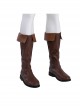 The Legend Of Zelda Tears Of The Kingdom Halloween Cosplay Link Hylian Accessories Brown Boots