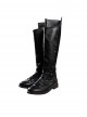 Final Fantasy VII Halloween Cosplay Youth Sephiroth Shinra Formal Uniform Accessories Black Boots