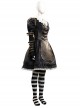 Game Alice Madness Returns Halloween Cosplay Steam Dress Costume Set Without Boots