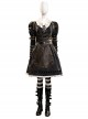 Game Alice Madness Returns Halloween Cosplay Steam Dress Accessories Black Boots