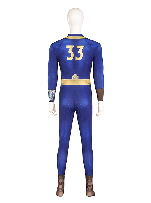 TV Drama Fallout Halloween Cosplay Male Characters Costume Printed Version Bodysuit