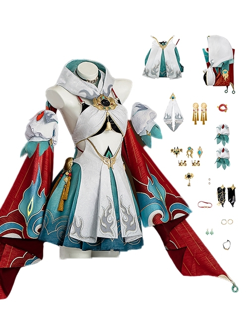 Game Honkai Star Rail Halloween Cosplay Yunli Costume Full Set