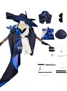 Game Honkai Star Rail Halloween Cosplay Jade Costume Full Set